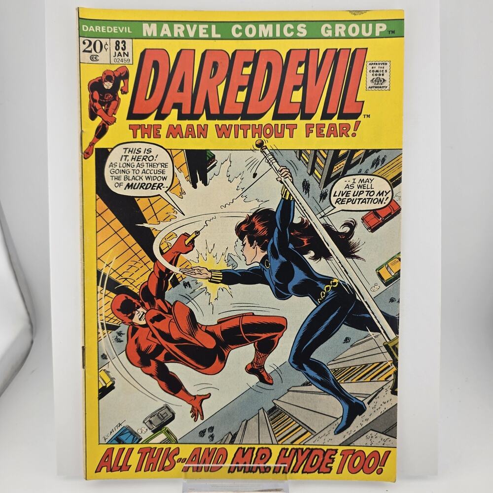 Daredevil #83 (1972 Marvel Comics) - Black Widow